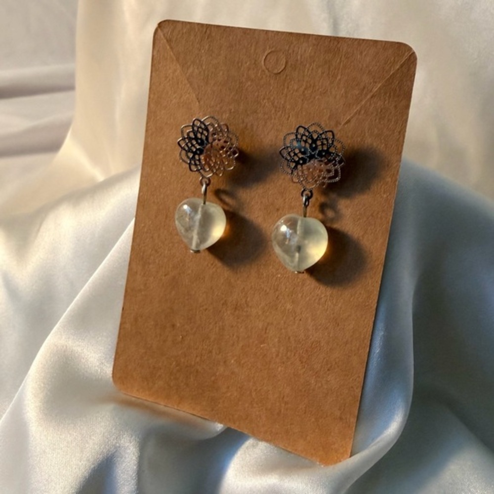 Hand Crafted Heart Shaped Drops